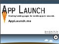 App launch Triangle Startup Weekend Pitch
