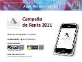 App Campaña Renta 2011