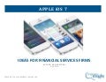 Apple iOS 7: Ideas for Financial Services Firms