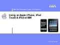 Apple iPhone and iPad at IBM