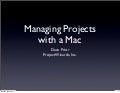 Managing Projects on a Mac