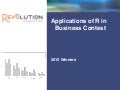 Applications of R in Business contest: 2012