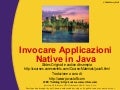 Applicazioni native in java