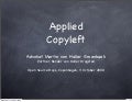 Applied Copyleft (03 10 2008)