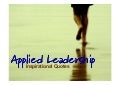 Applied Leadership Inspirational Quotes