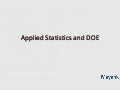 Applied Statistics And Doe Mayank