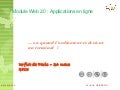 Applications enligne 2013