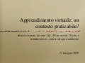 Apprendimento Virtuale e contesti (multi)mediali