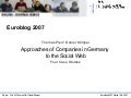 Approaches of Companies in Germany to the Social Web