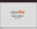 App score report - Best iOS apps -  june 2012
