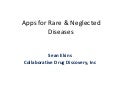 Apps for rare & neglected diseases