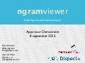 Apps voor democratie - Ngramviewer