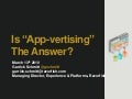 SXSW 2010: Is App-vertising The Answer?