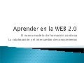 Aprender en la WEB 2
