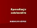 Aprendizaje colaborativo