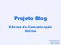 apresenta��o blog