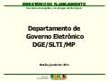 Apresentação Plano de Comunicação SLTI