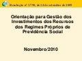 III Encontro Temático - Financeiro | Orientações para Gestão de Investimentos