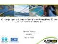 ApresentaçãSeminário Saneamento | Apresentação GO Associados