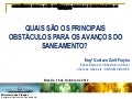 Seminário Saneamento | Apresentação Ministério das Cidades