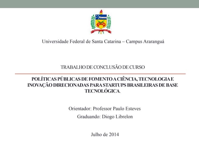 Políticas públicas de fomento a ciê...