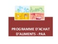 PAA Africa Programme Inception Workshop - Programme d'achat d'aliments