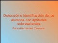 Detección e Identificación de Aptitudes Sobresalientes