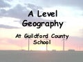 AQA Geography A level