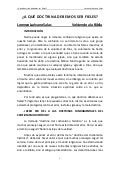 ¿A QUÉ DOCTRINA DEBEMOS SER FIELES?