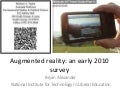 Augmented Reality’s First Educational Applications