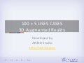 Augmented Reality: 100 Uses Cases By AR23D Studio 