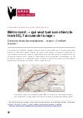 Métro nord : « qui veut tuer son chien (le tram 55), l’accuse de la rage »