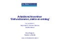 Arbeidsrecht, ziekte en ontslag 14 juni 2011