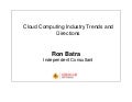 Cloud Computing Industry Trends and Directions