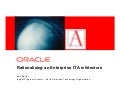 Rationalizing an Enterprise IT Architecture