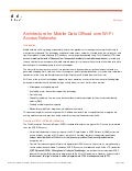 Architecture for Mobile Data Offload over Wi-Fi Access Networks