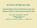 Archives & Manuscripts