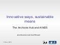 Archives 2.0, the Archives Hub and AIM25
