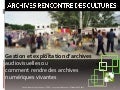 Gestion et exploitation d'archives audiovisuelles ou comment rendre des archives numériques vivantes
