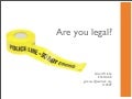 Are You Legal? Copyright & Plagiarism in the Classroom