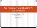 Are polyamory and cheating all that different