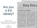 Are You A 2.0 Library? (METRO)