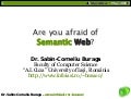 Are You Afraid of Semantic Web?