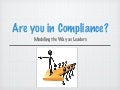 Are You In Compliance