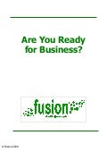Are You Ready for Business? DPULO toolkit