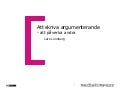 Skriva argumenterande text