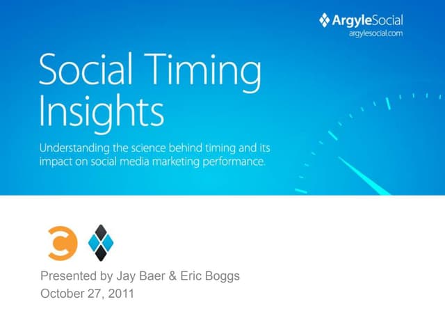 Social Timing Insights