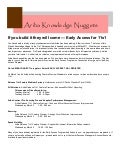 Ariba Knowledge Nuggets - Early Access 11s1