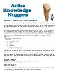 Ariba Knowledge Nuggets - Reporting in Contract Management