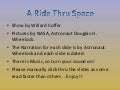 A ride thru space